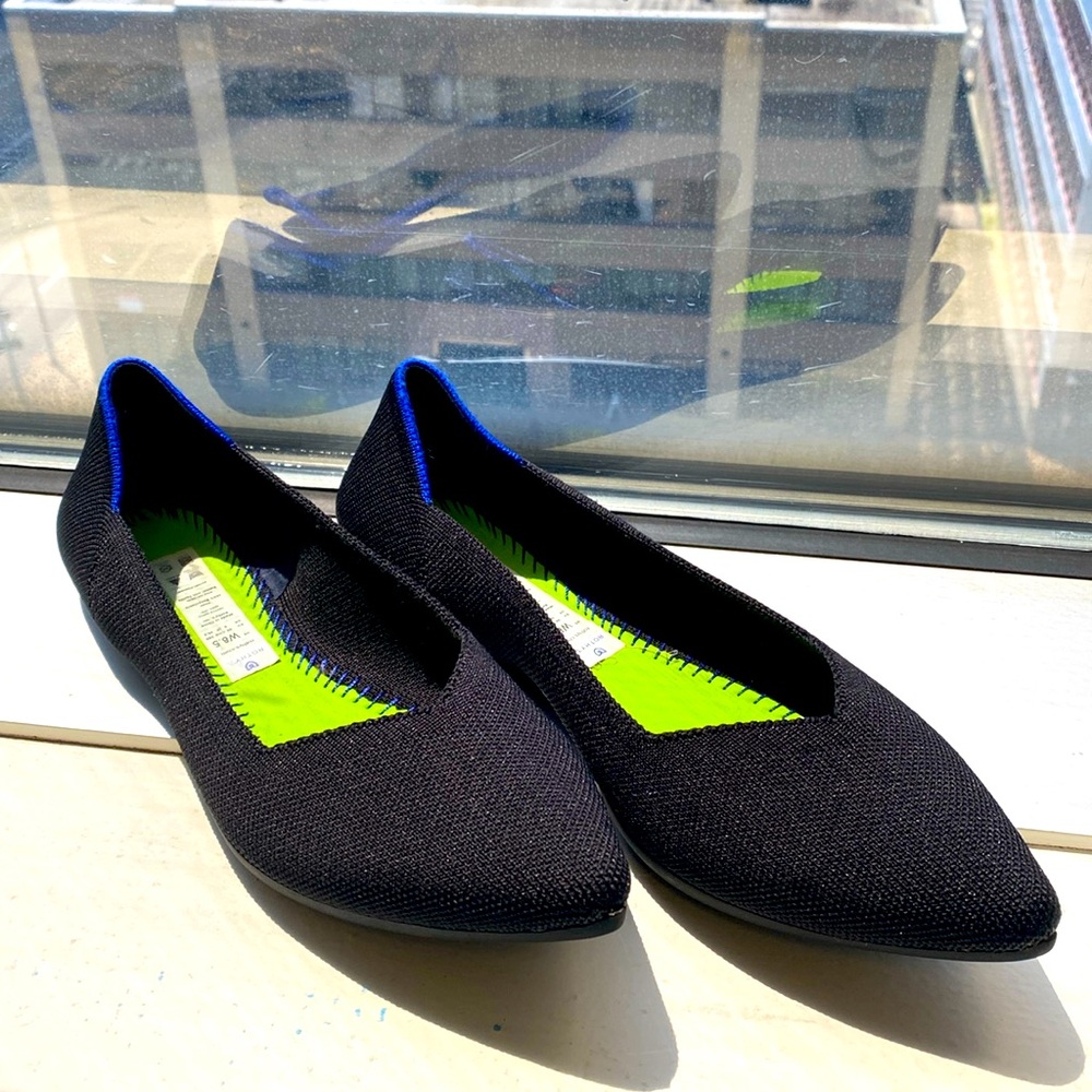 Rothy’s Point Black Shoe